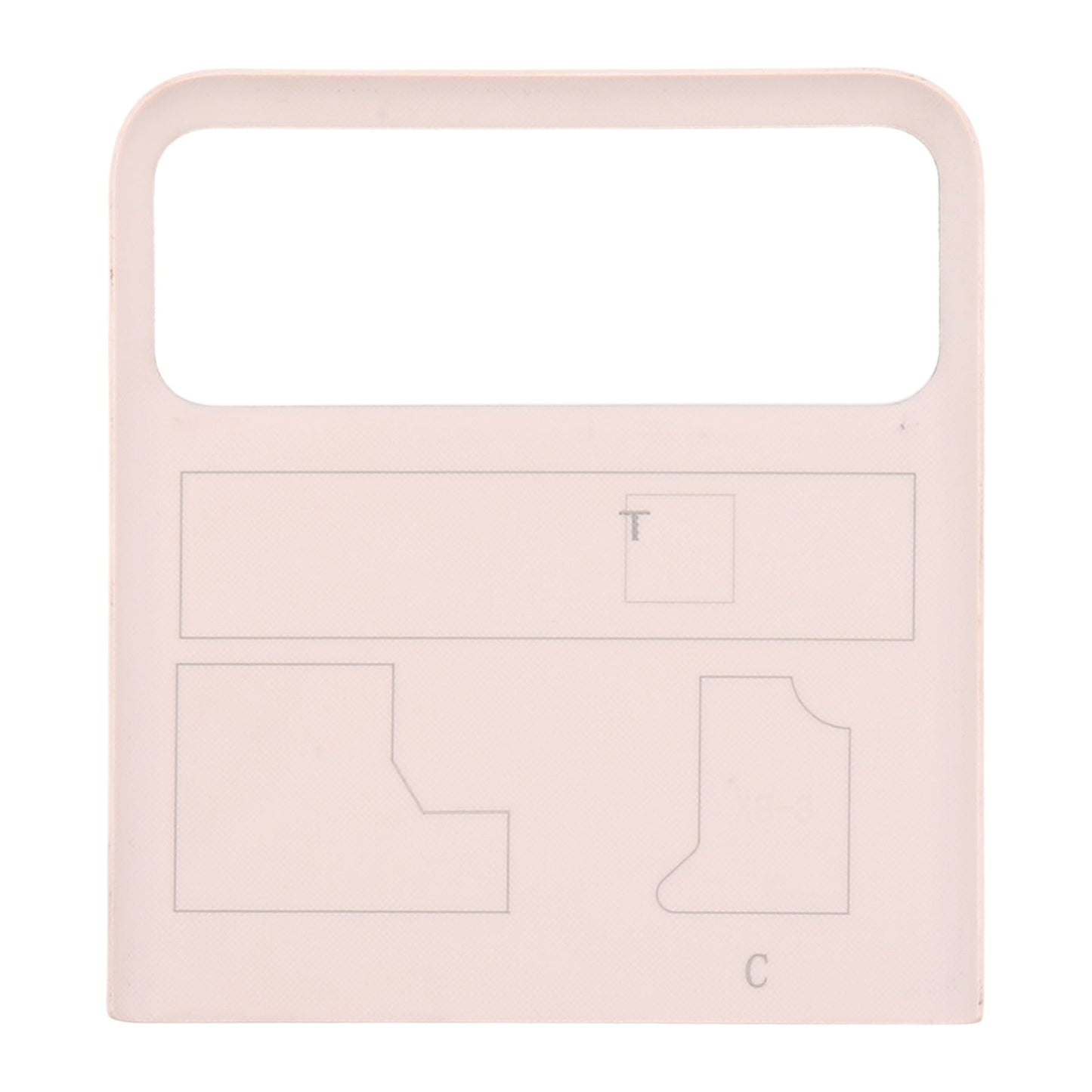 For Motorola Razr 40 Original Upper Part Battery Back Cover (Pink)