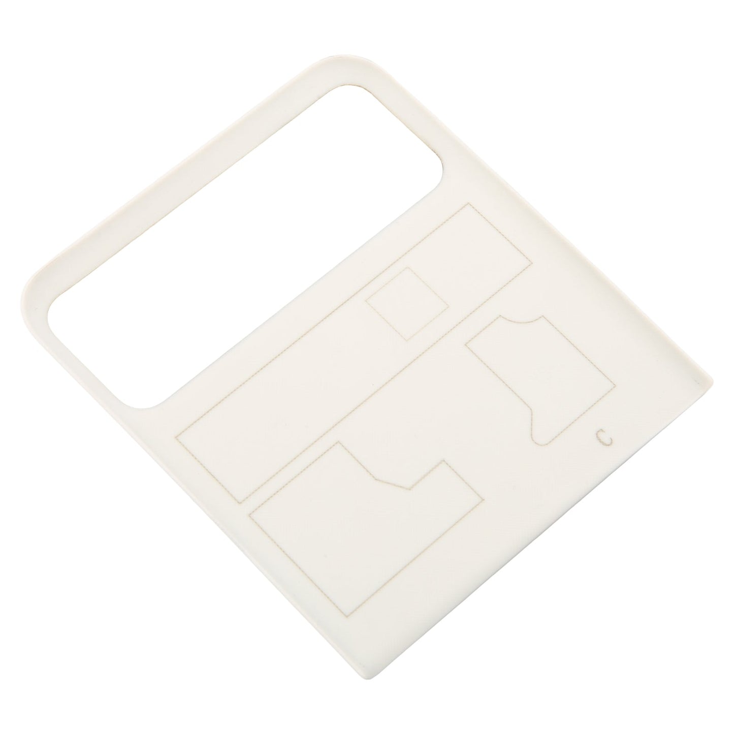 For Motorola Razr 40 Original Upper Part Battery Back Cover (White)
