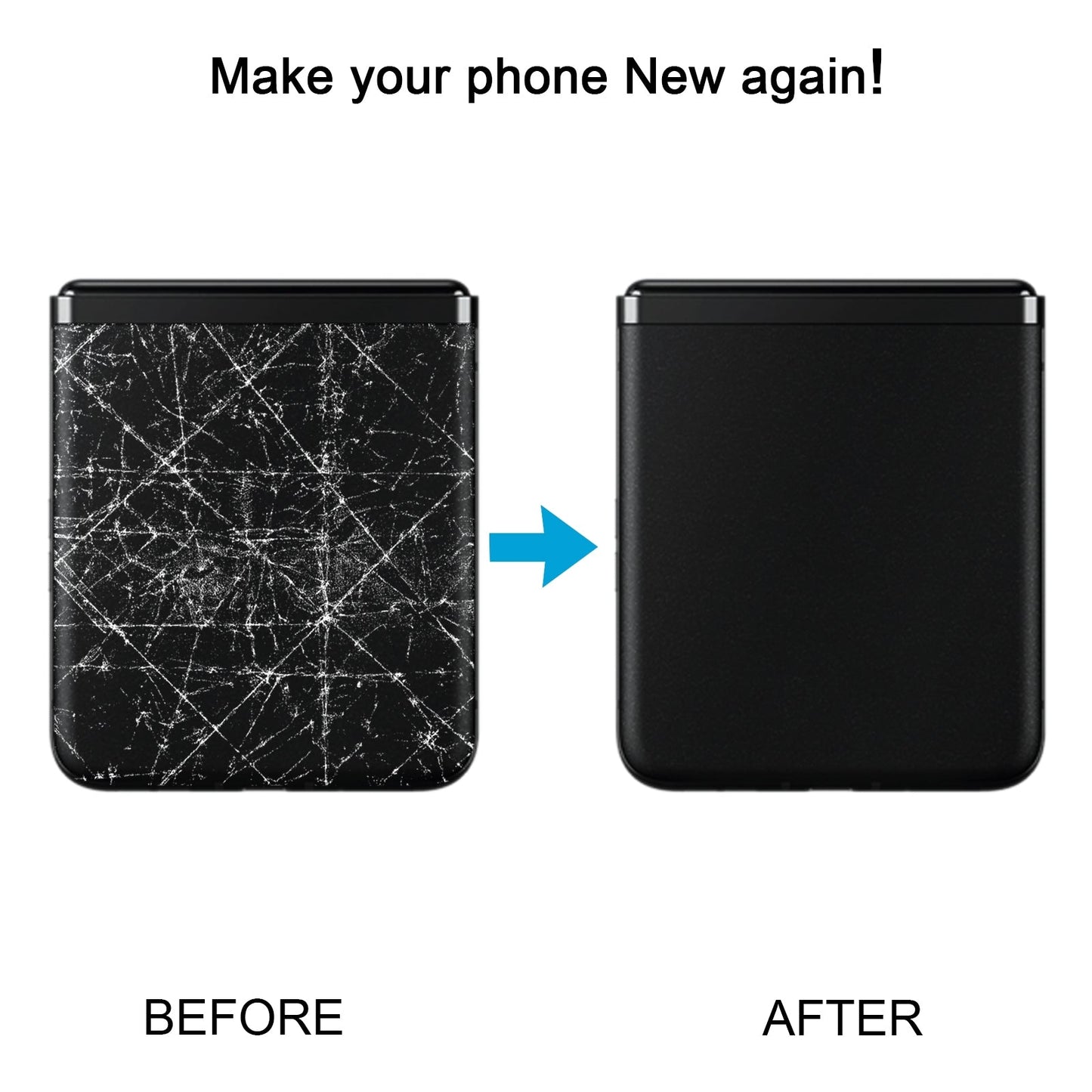 For Motorola Razr 40 Ultra Original Battery Back Cover(Black)