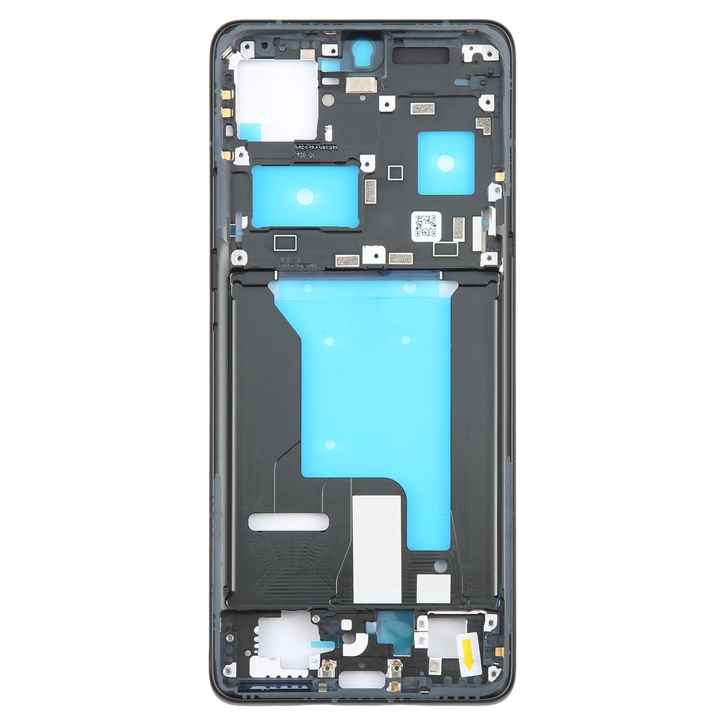 For Motorola Moto X50 Ultra Original Front Housing LCD Frame Bezel Plate (Black)