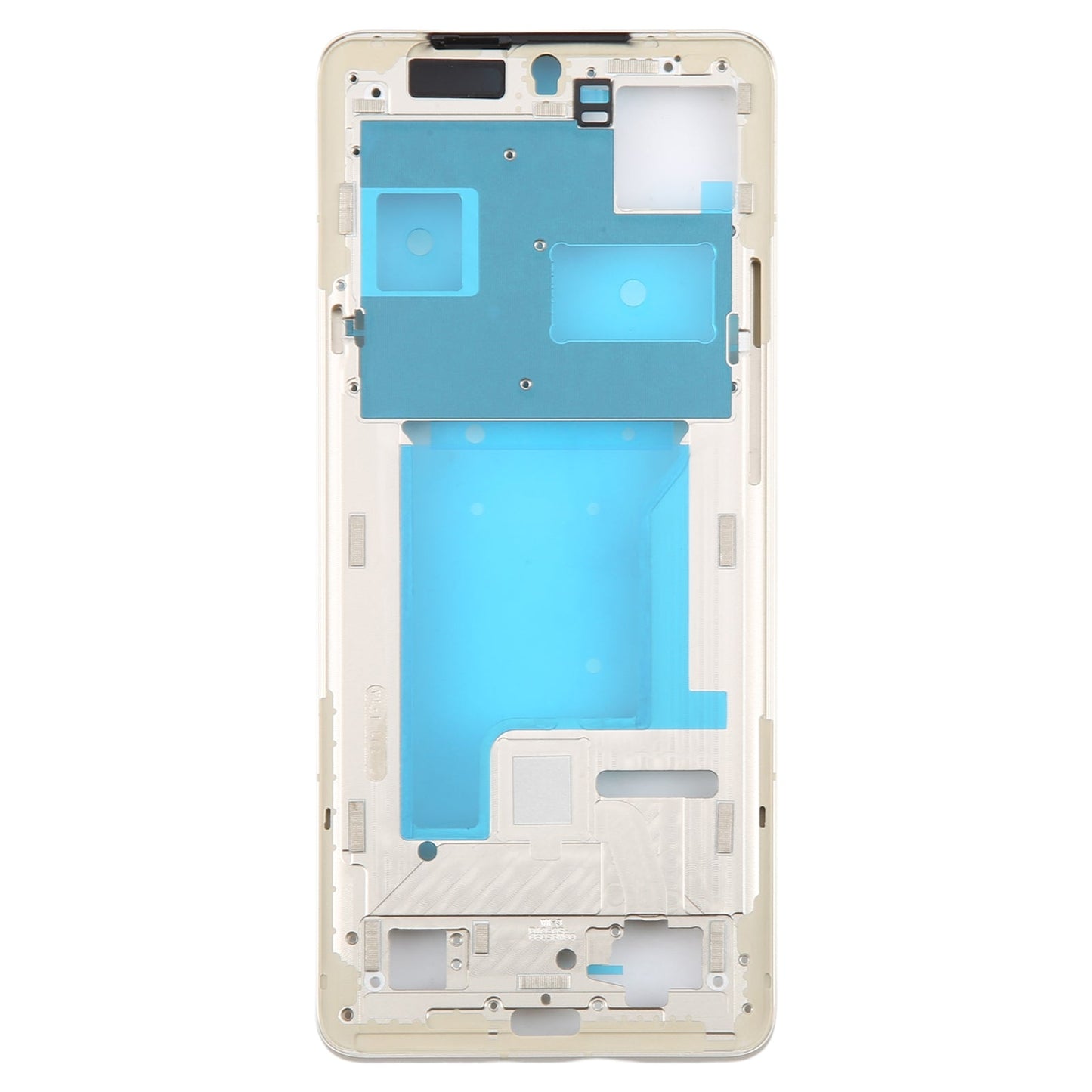 For Motorola Moto X50 Ultra Original Front Housing LCD Frame Bezel Plate (Gold)