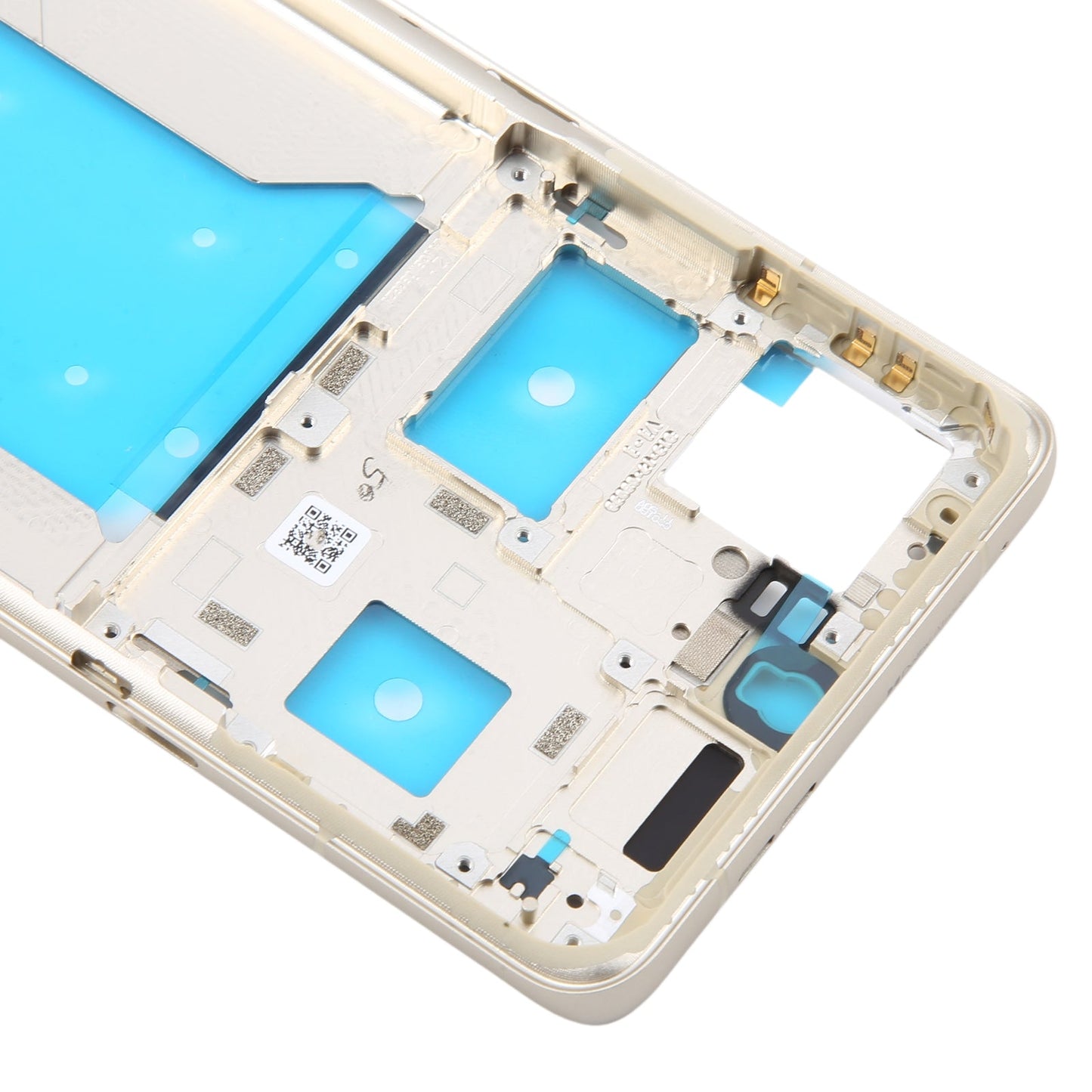 For Motorola Moto X50 Ultra Original Front Housing LCD Frame Bezel Plate (Gold)