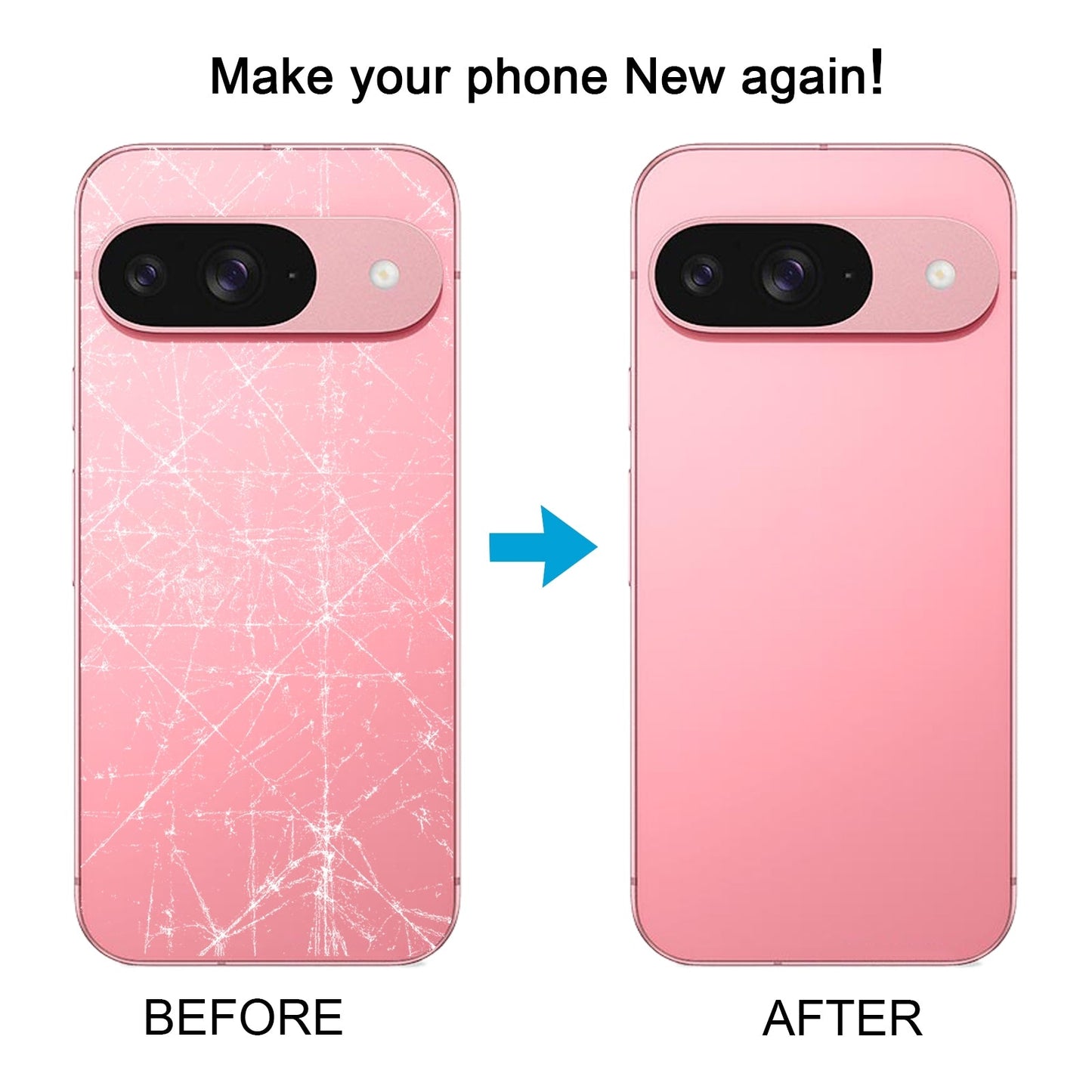 For Google Pixel 9 Original Battery Back Cover(Black)