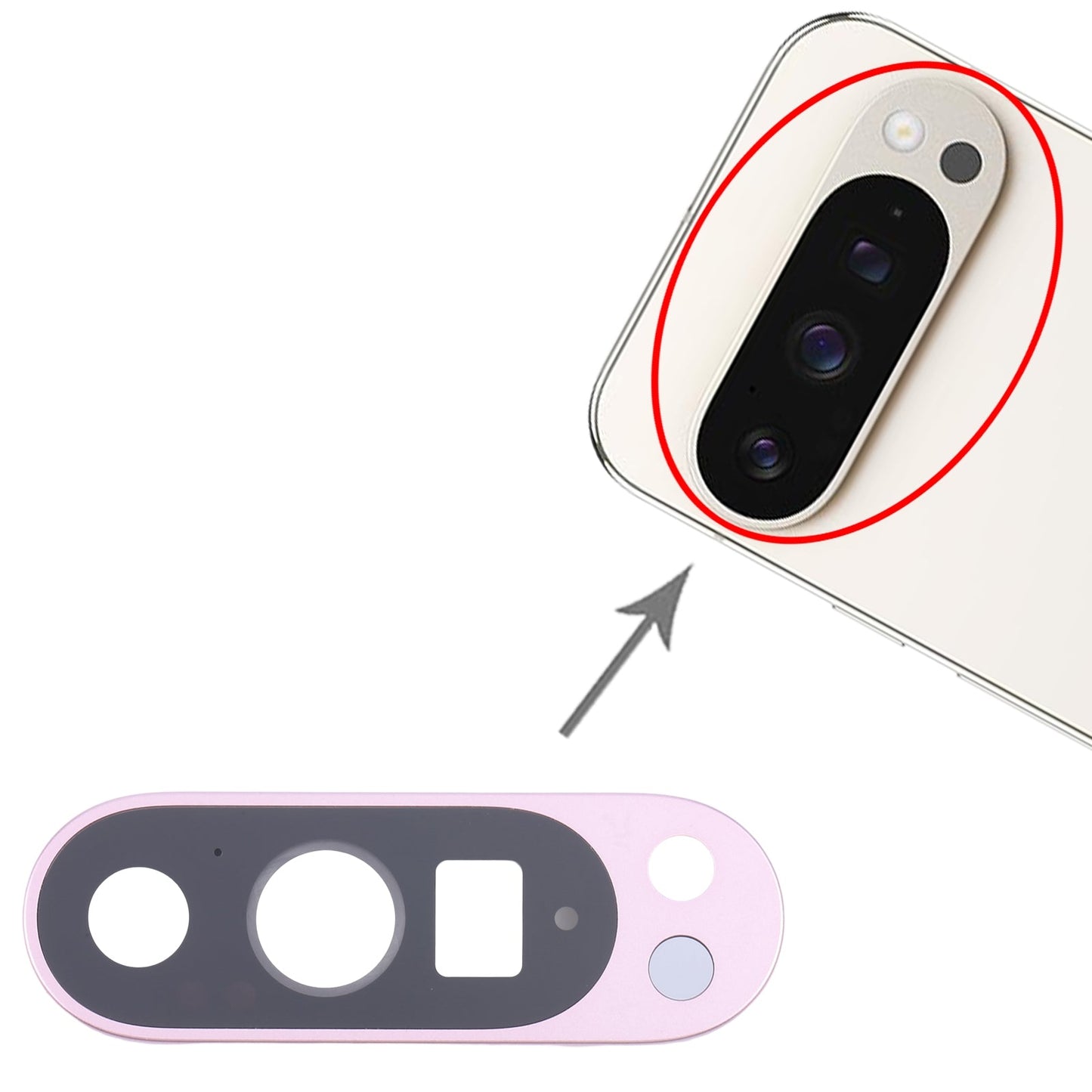For Google Pixel 9 Pro Original Camera Lens Cover (Purple)