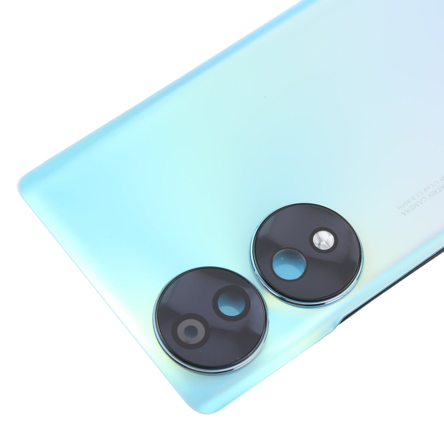 For Honor 70 Battery Back Cover with Camera Lens(Blue)