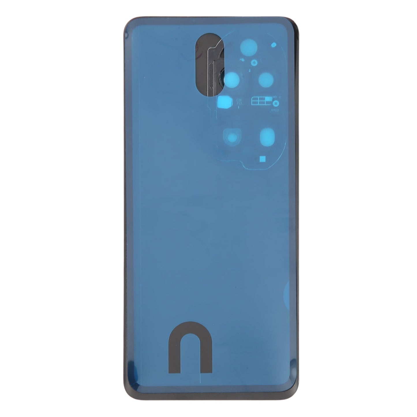 For Huawei P50 Pro Battery Back Cover with Camera Lens(Black)