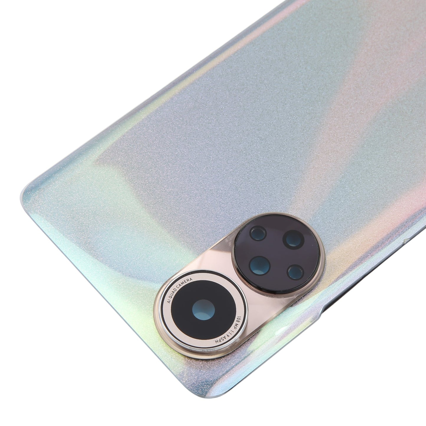 For Honor 50 Battery Back Cover with Camera Lens(Silver)