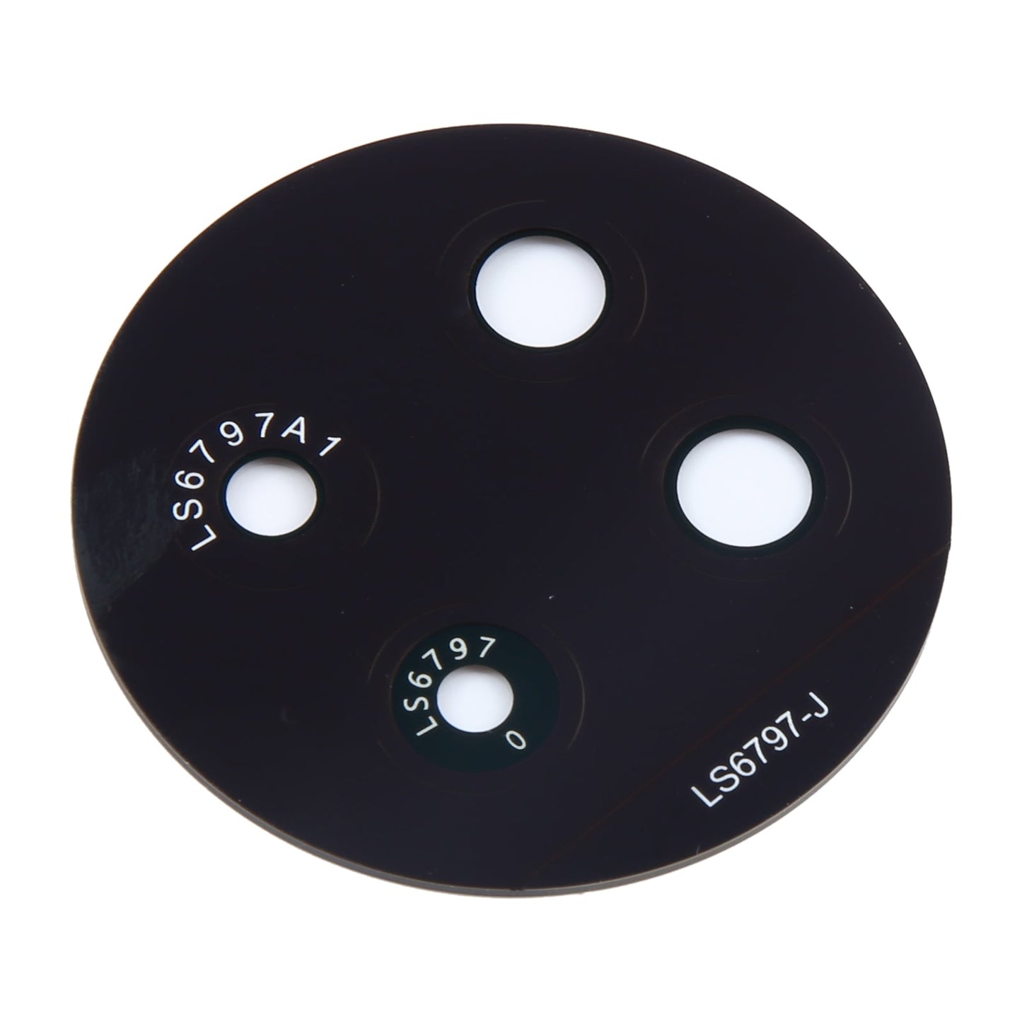 For Realme 13 Pro+ 10pcs Original Back Camera Lens (Black)