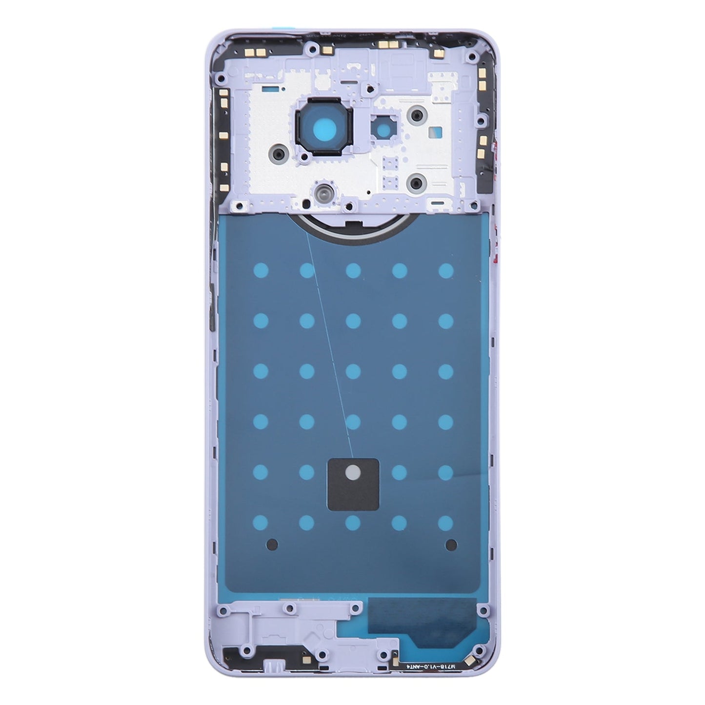 For Realme 12 5G Original Battery Back Cover with Middle Frame(Purple)