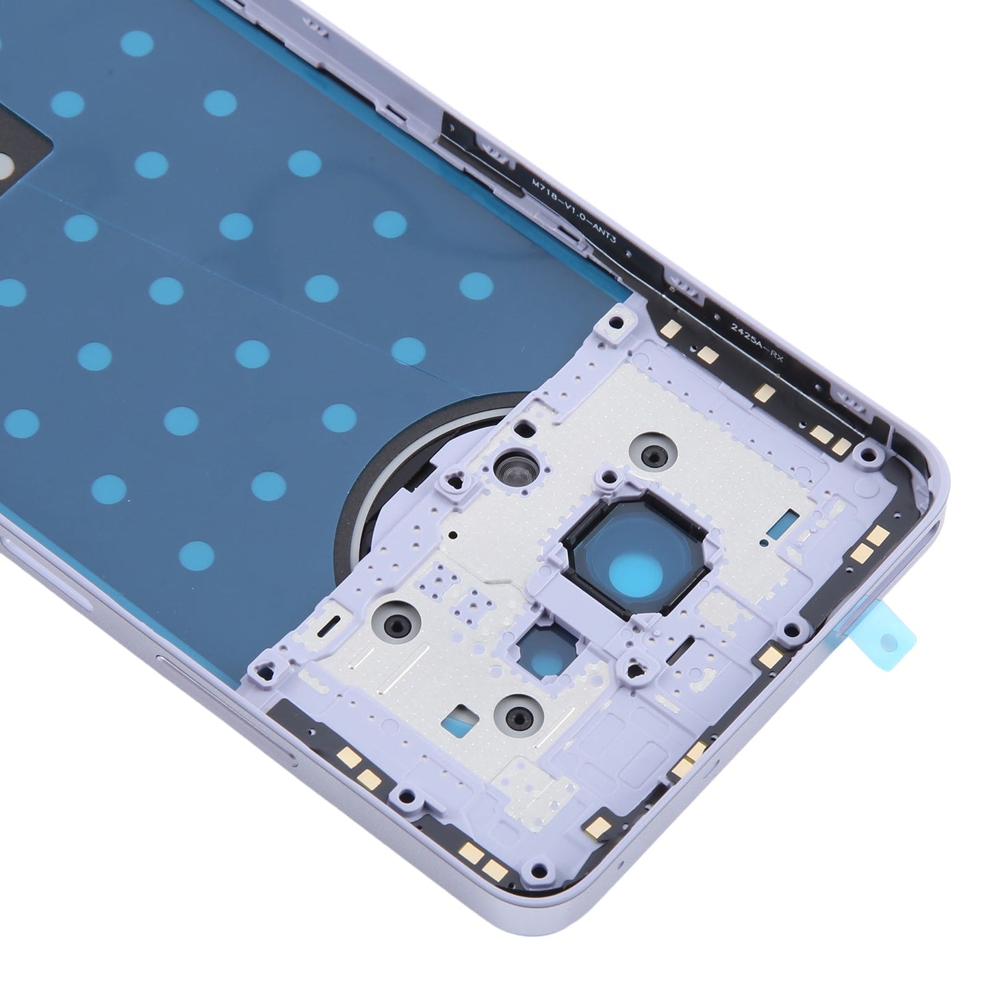 For Realme 12 5G Original Battery Back Cover with Middle Frame(Purple)