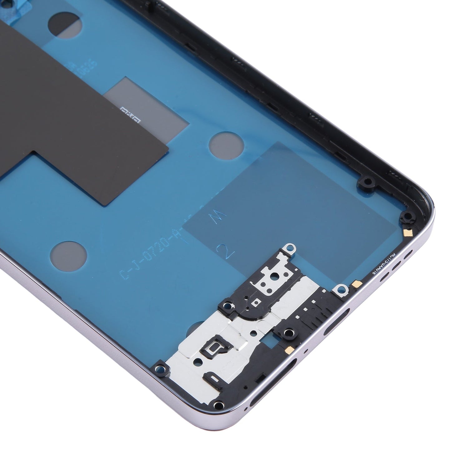 For OPPO Reno12 F Original Battery Back Cover with Middle Frame(Orange)