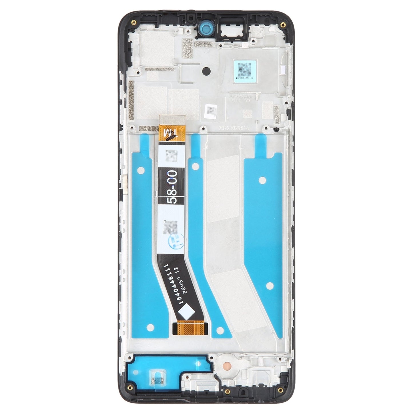 For Motorola Moto G73 OEM LCD Screen Digitizer Full Assembly With Frame