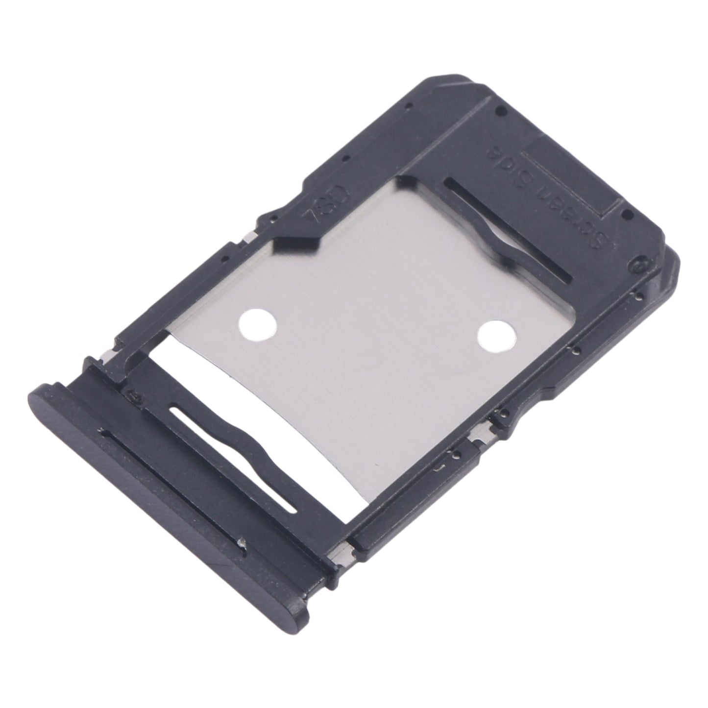 For Infinix Note 30 X6833B 5pcs SIM Card Tray + SIM Card Tray + Micro SD Card Tray (Black)