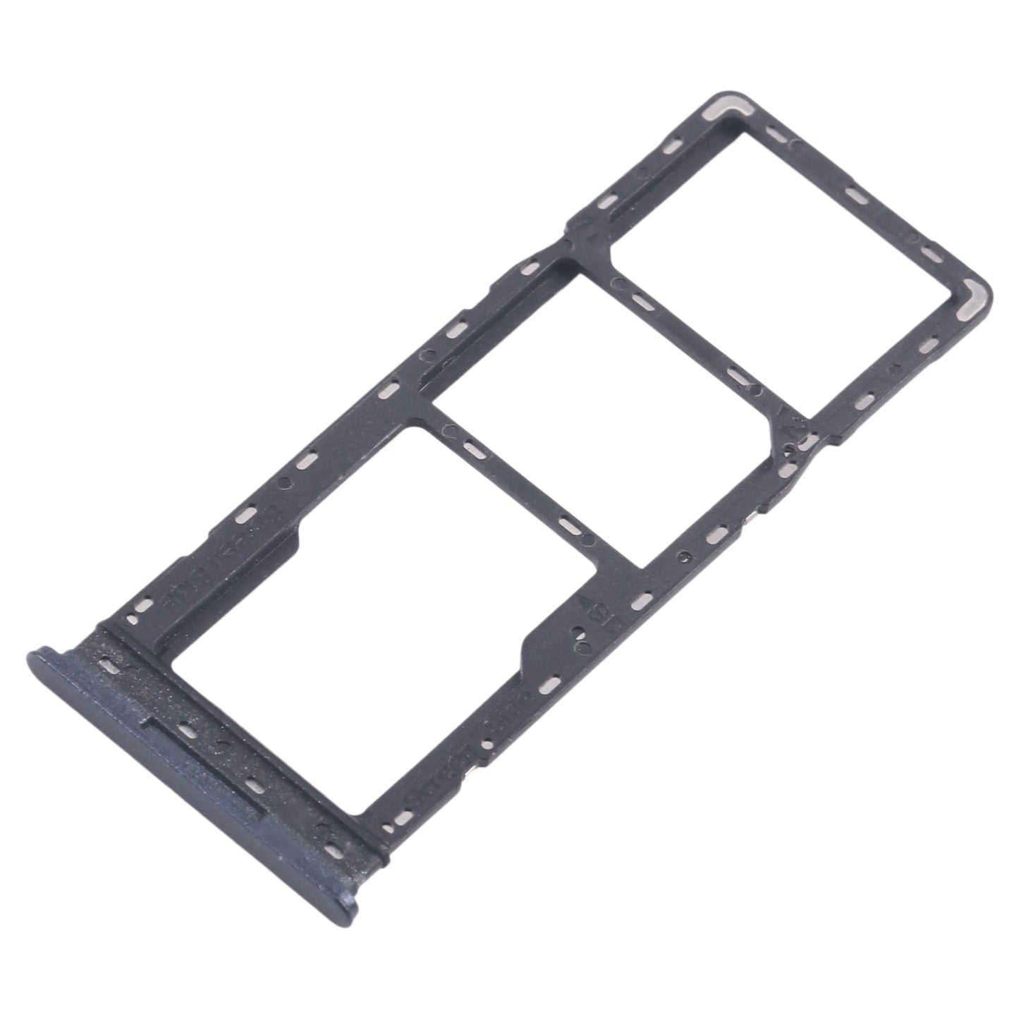 For Infinix Smart 8 Pro X6525 5pcs SIM Card Tray + SIM Card Tray + Micro SD Card Tray (Black)