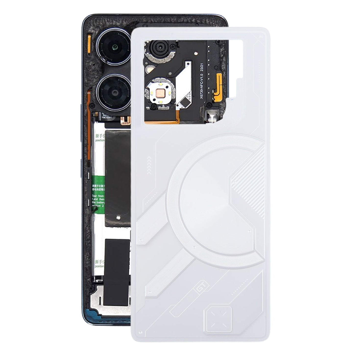 For Infinix GT 20 Pro X6871 Original Battery Back Cover(White)