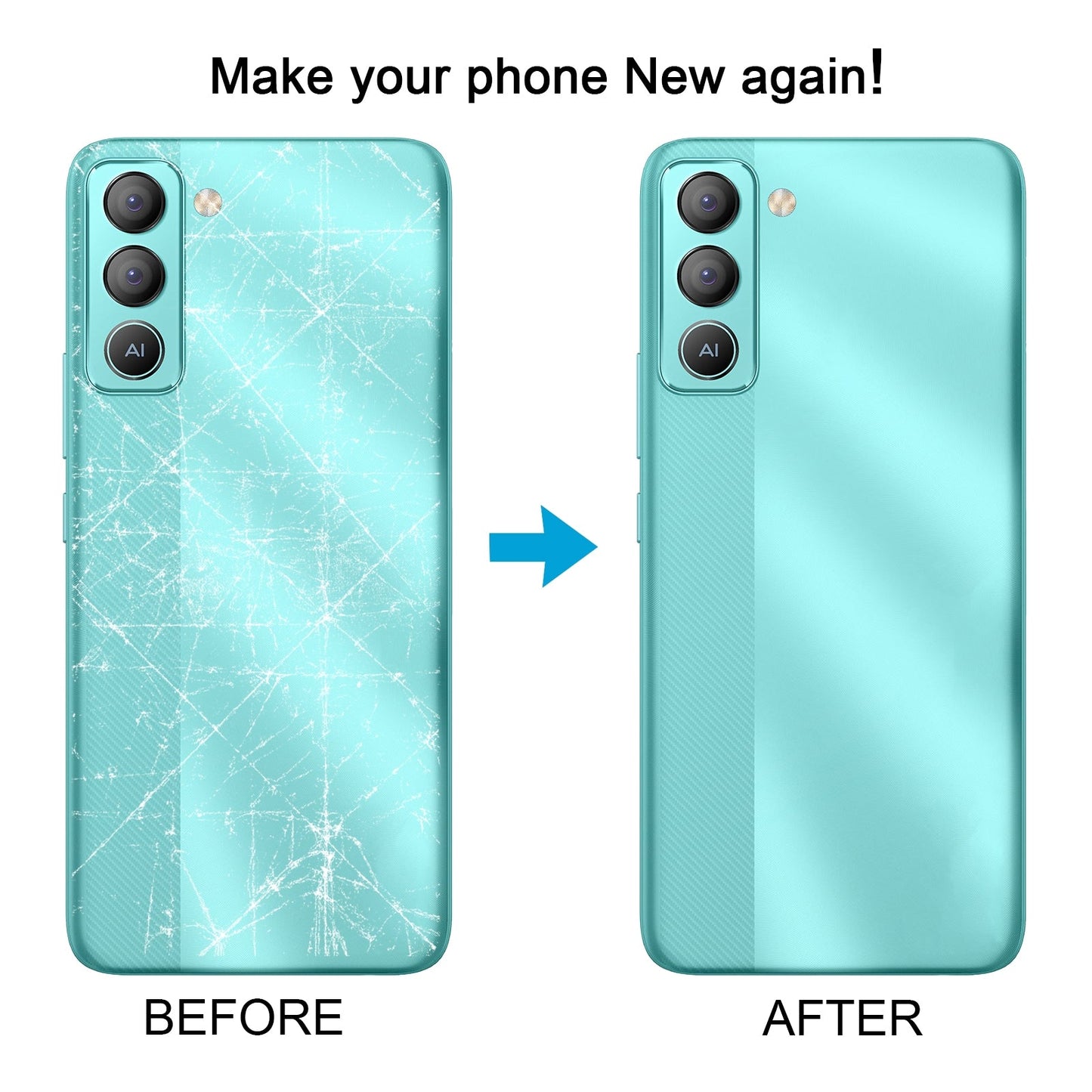 For Tecno Pop 5 LTE Original Battery Back Cover(Green)