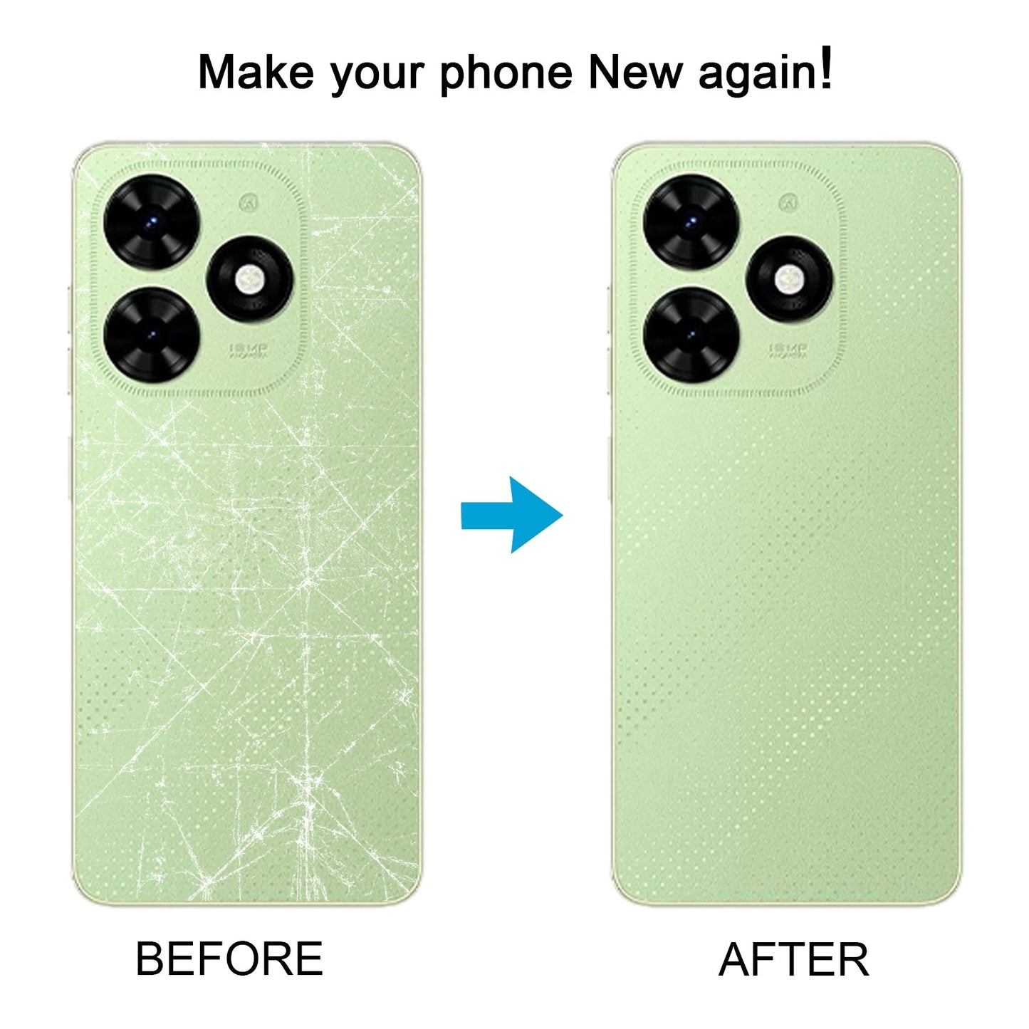 For Tecno Spark Go 2024 Original Battery Back Cover(Green)