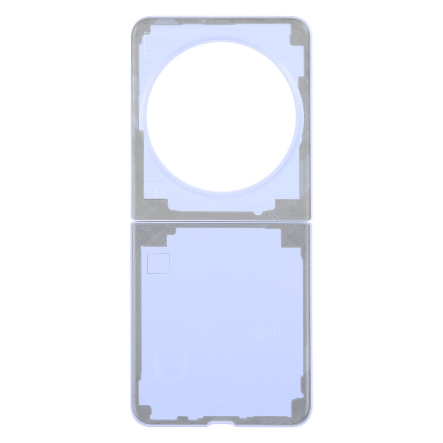 For Tecno Phantom V Flip Original Battery Back Cover(Purple)