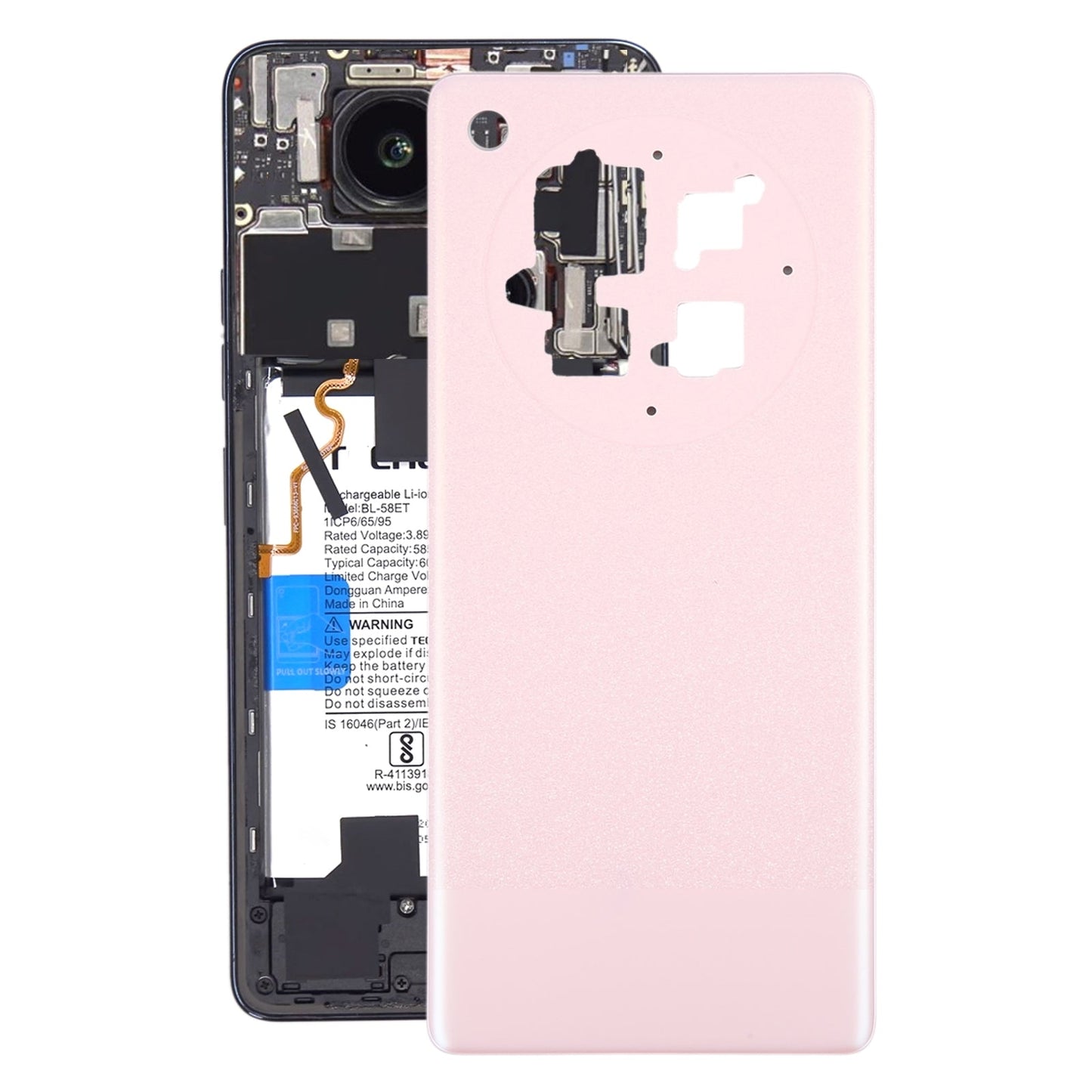 For Infinix Zero 40 4G X6860 Original Battery Back Cover(Pink)