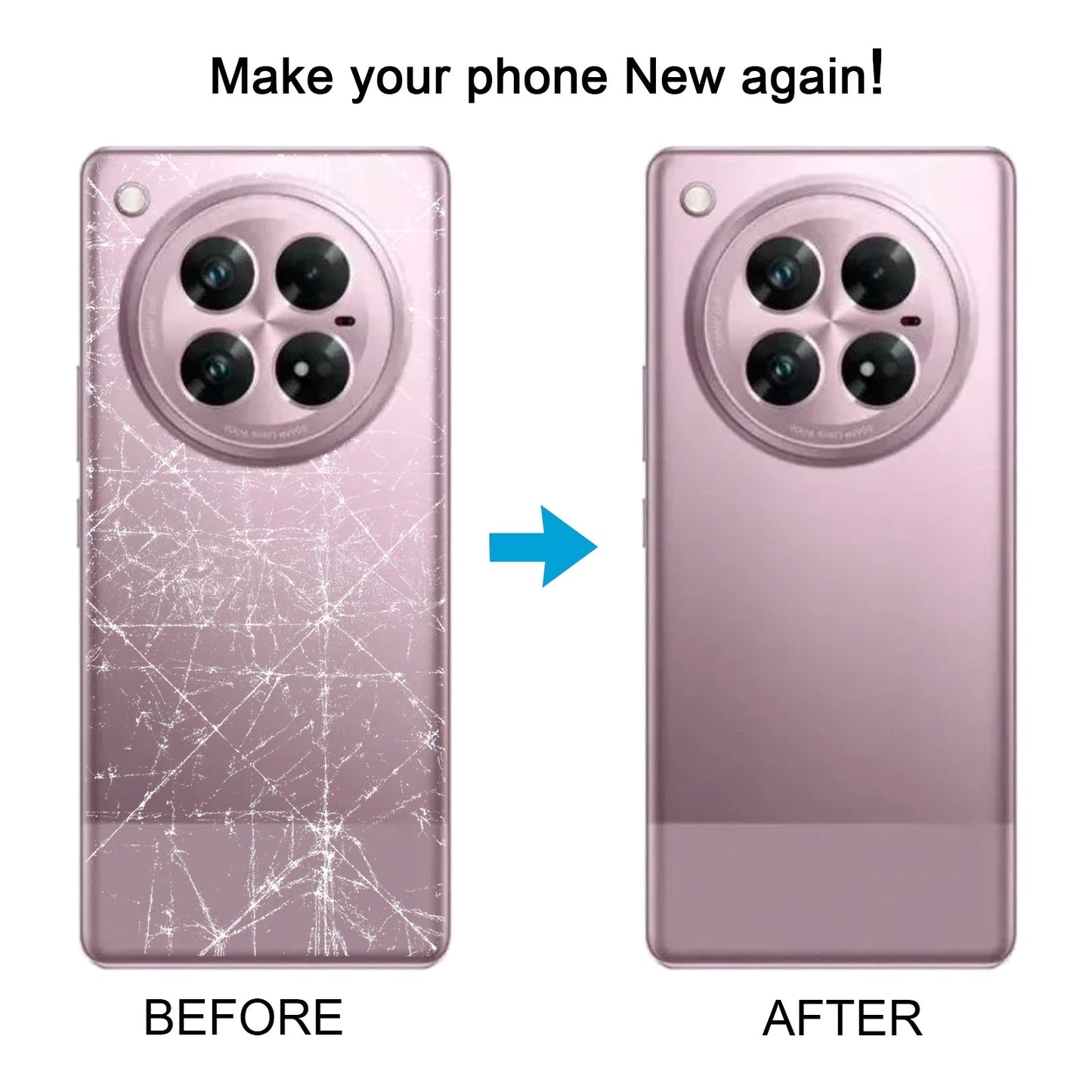 For Infinix Zero 40 4G X6860 Original Battery Back Cover(Pink)