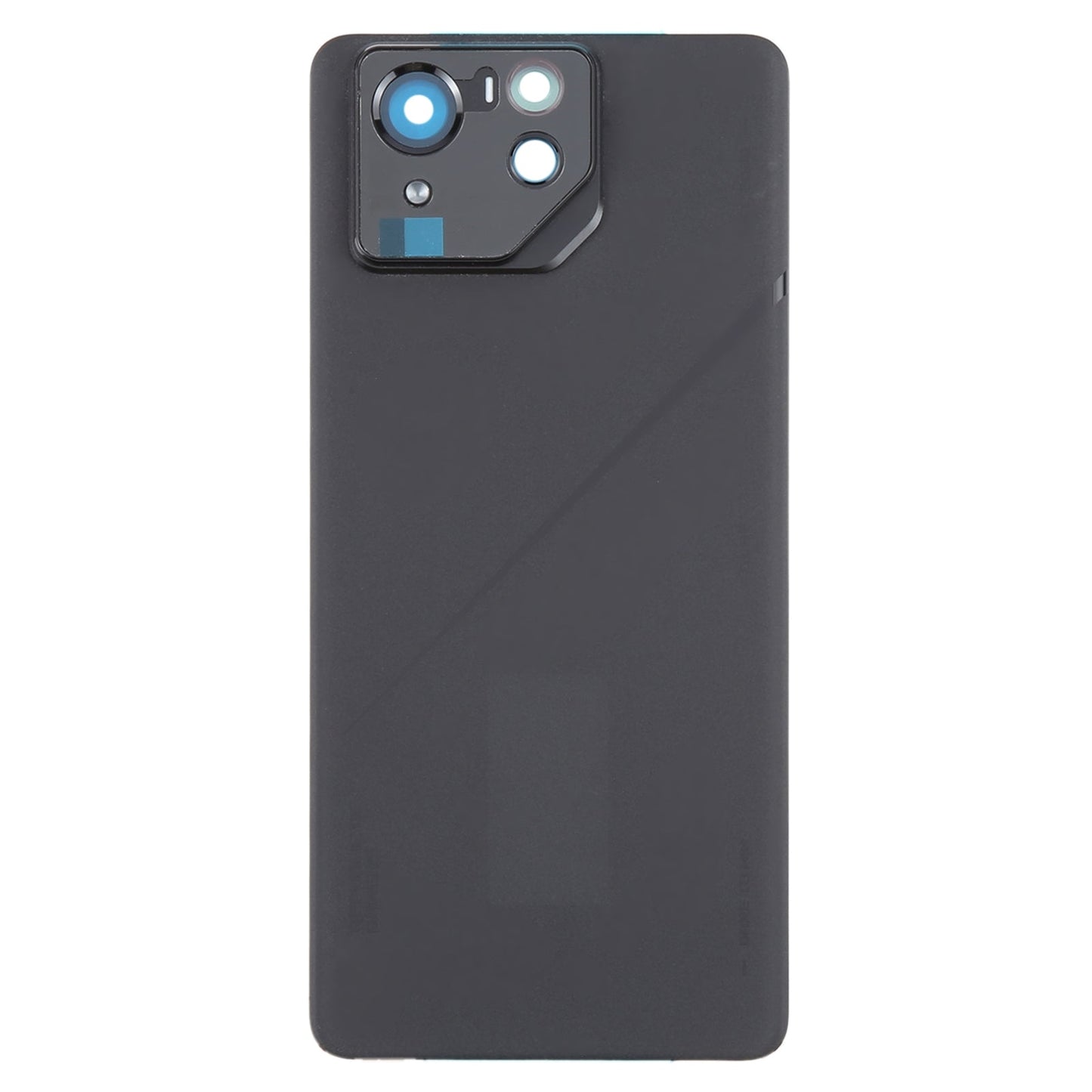 For Asus ROG Phone 8 Pro AI2401 AI2401_A Global Original Glass Battery Back Cover with Camera Frame(Matte Black)