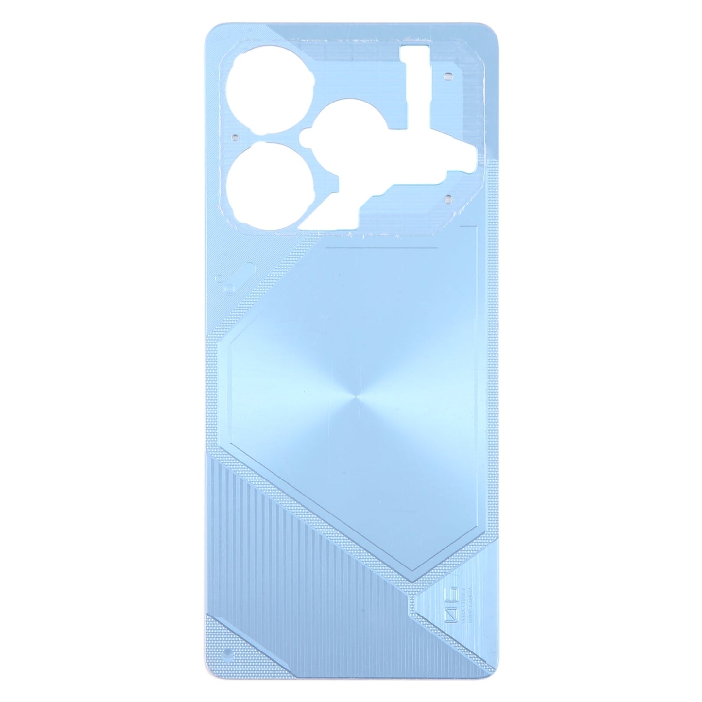 For Tecno Pova 6 Original Battery Back Cover(Blue)