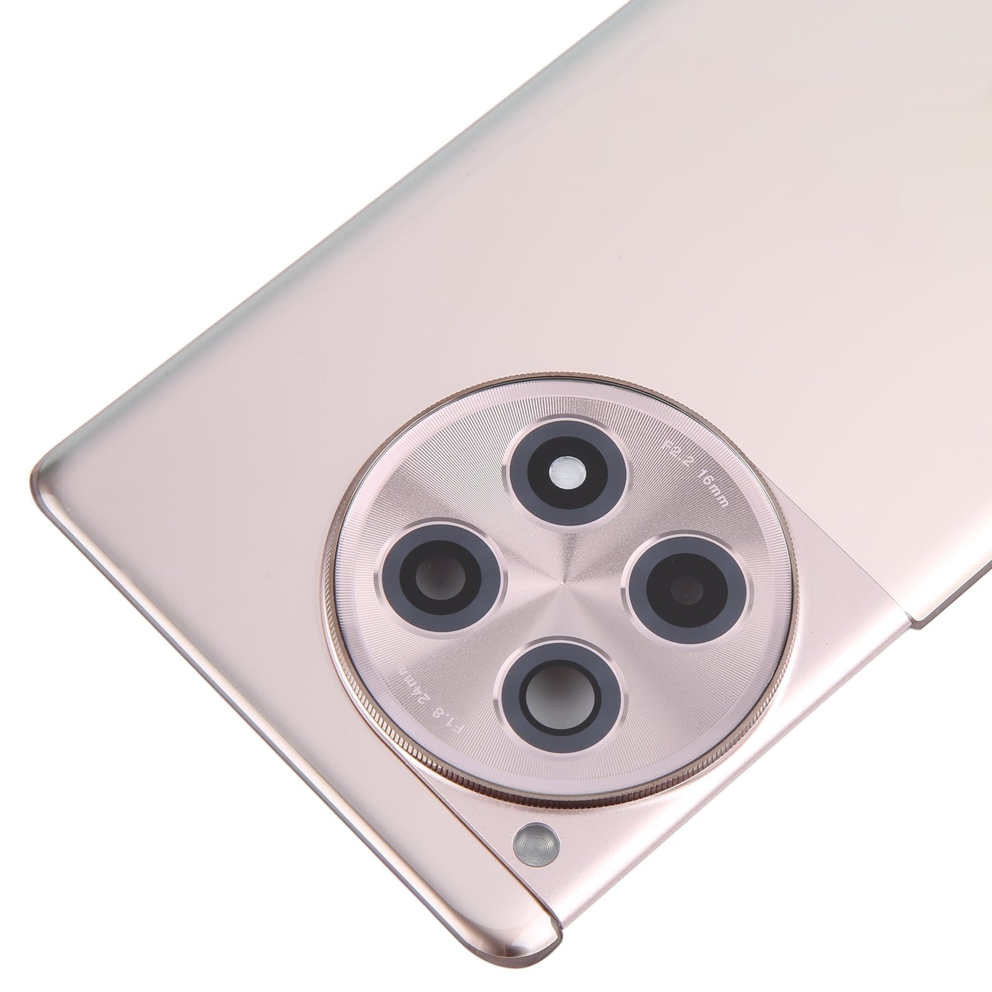 For OnePlus 12R Battery Back Cover with Camera Lens Cover(Gold)