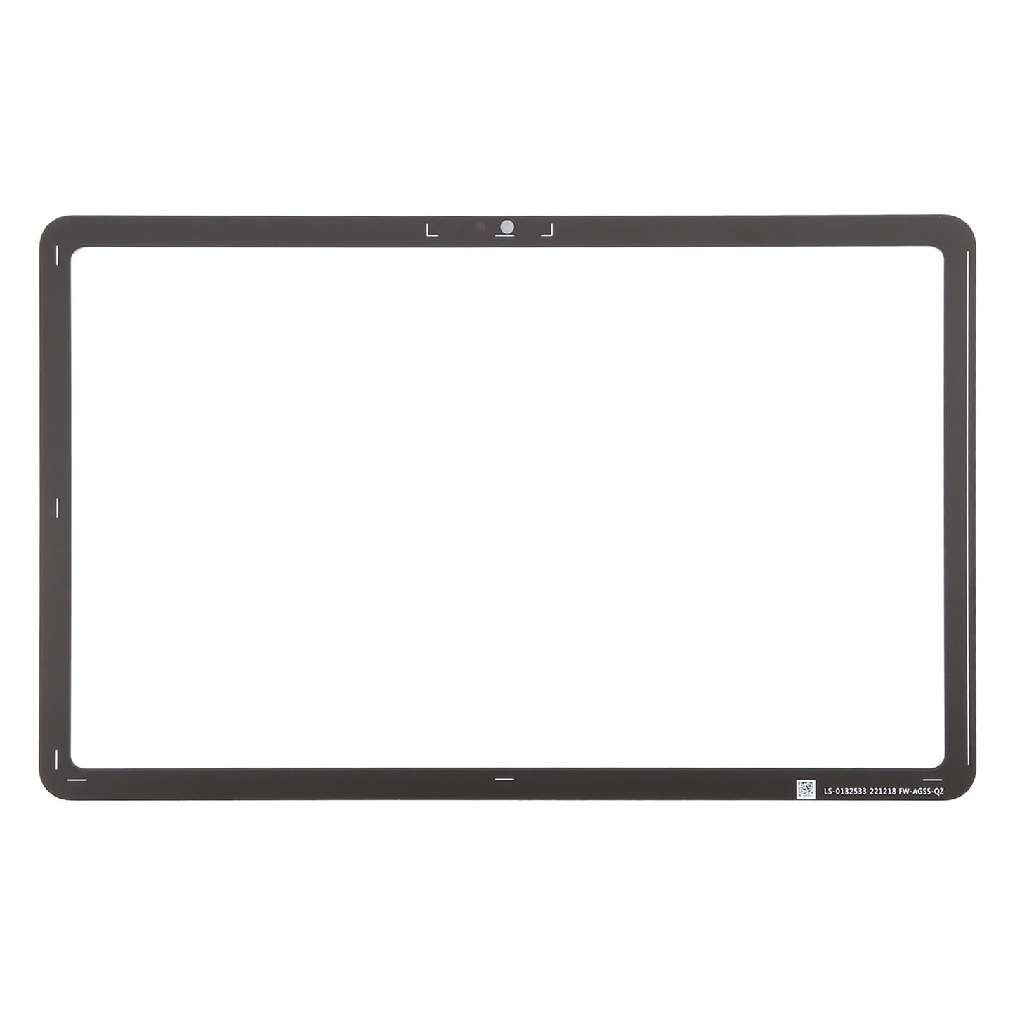 For Huawei MatePad SE 10.4 AGS5-W09 Front Screen Outer Glass Lens (Black)