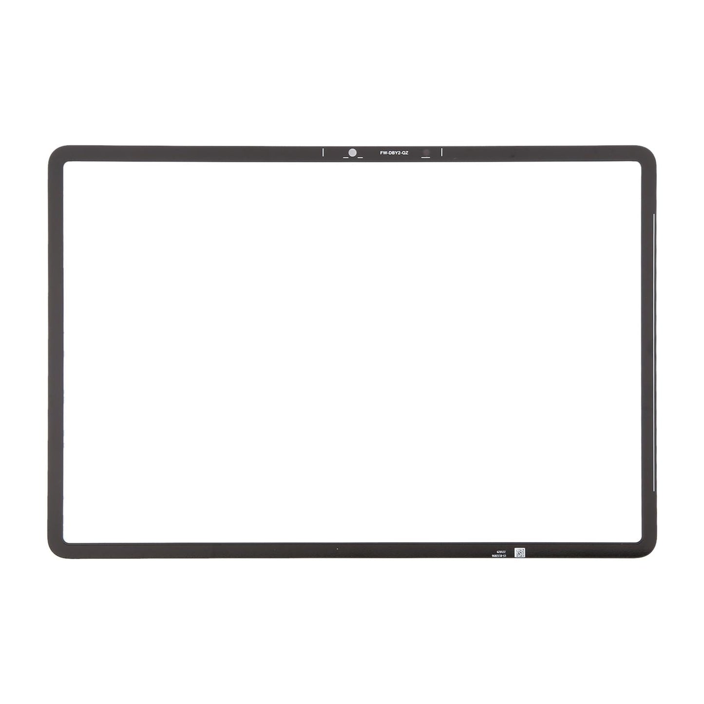 For Huawei MatePad 11.5 TGR-W10 Front Screen Outer Glass Lens, Soft Light Version (Black)