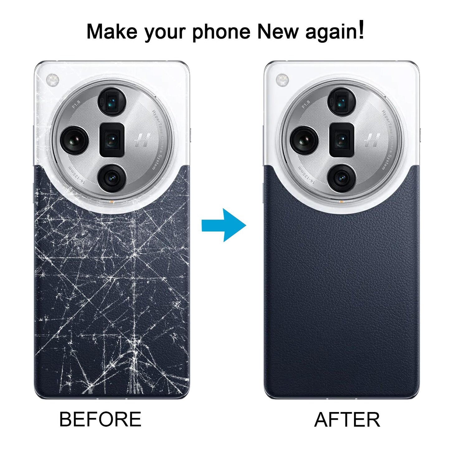 For OPPO Find X7 OEM Battery Back Cover(Black)