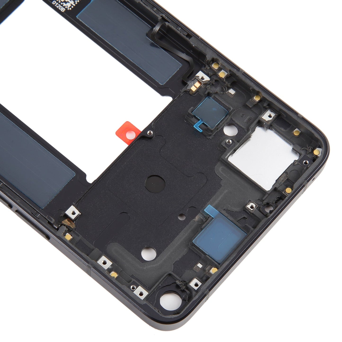 For OPPO Reno7 Pro 5G Front Housing LCD Frame Bezel Plate (Black)