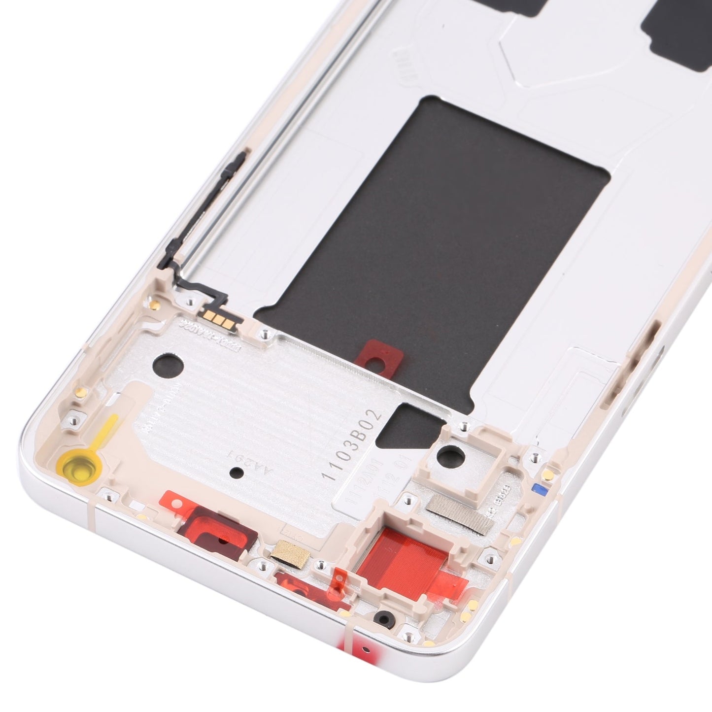 For OPPO Reno7 Pro 5G Front Housing LCD Frame Bezel Plate (Gold)