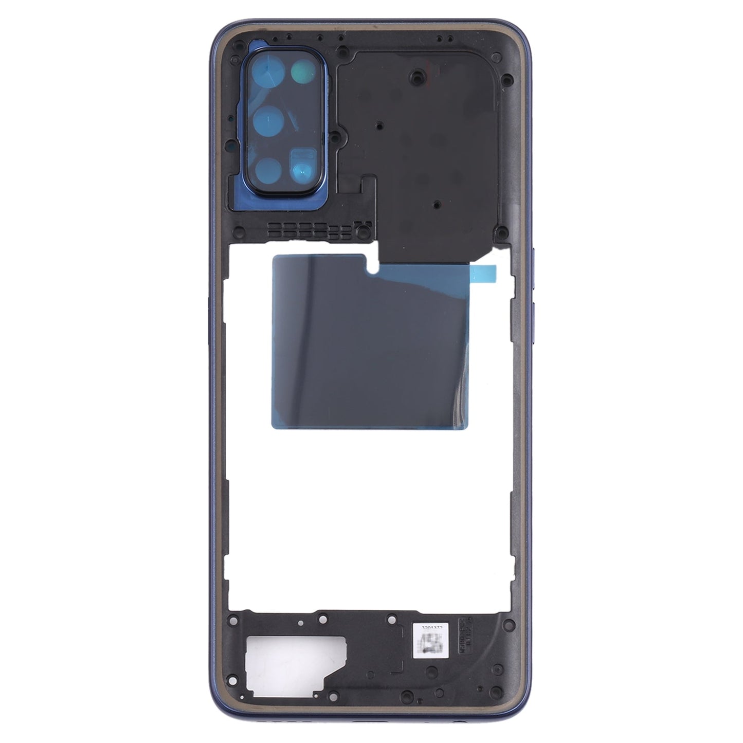 For OPPO Realme 7 Pro Middle Frame Bezel Plate (Blue)