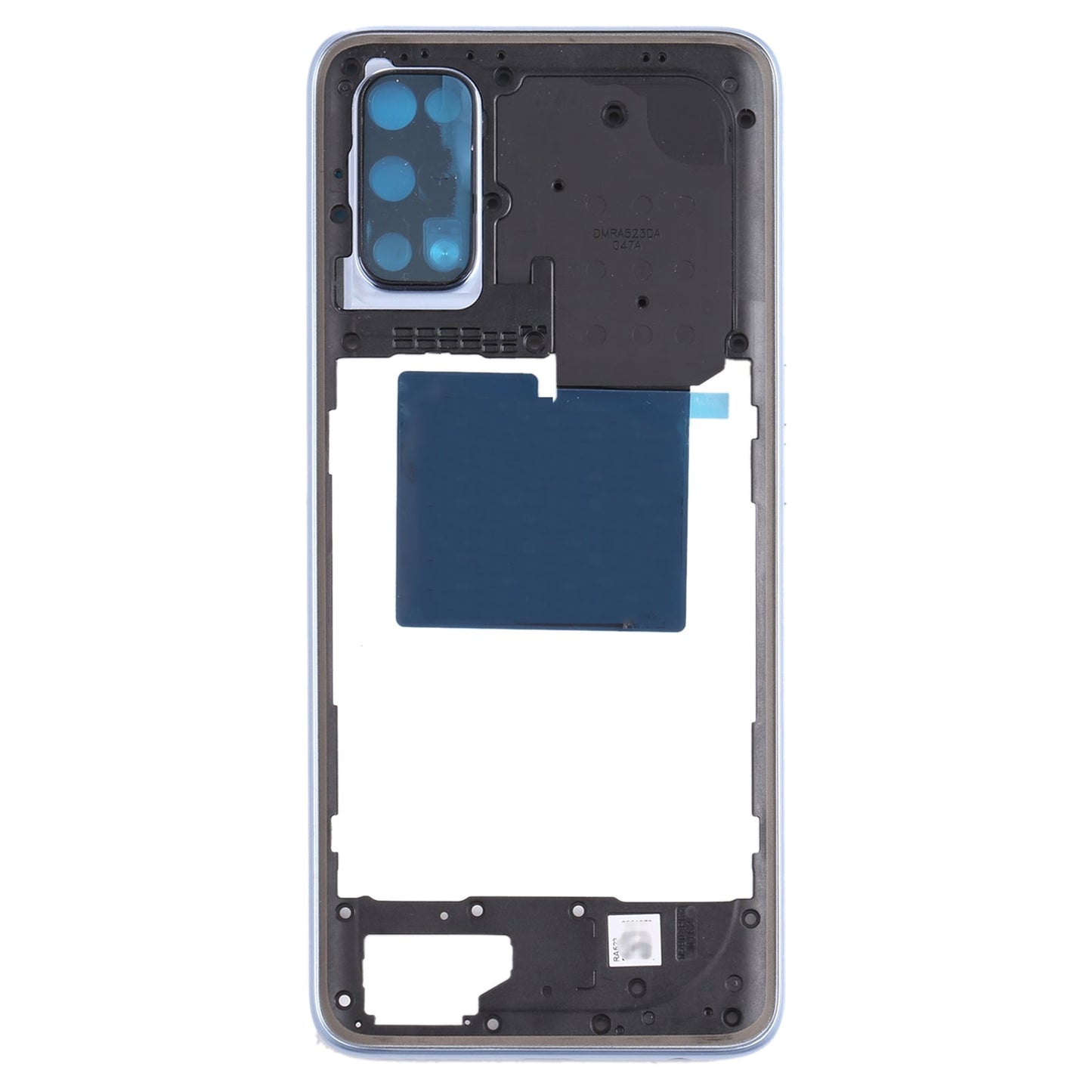 For OPPO Realme 7 Pro Middle Frame Bezel Plate (Silver)