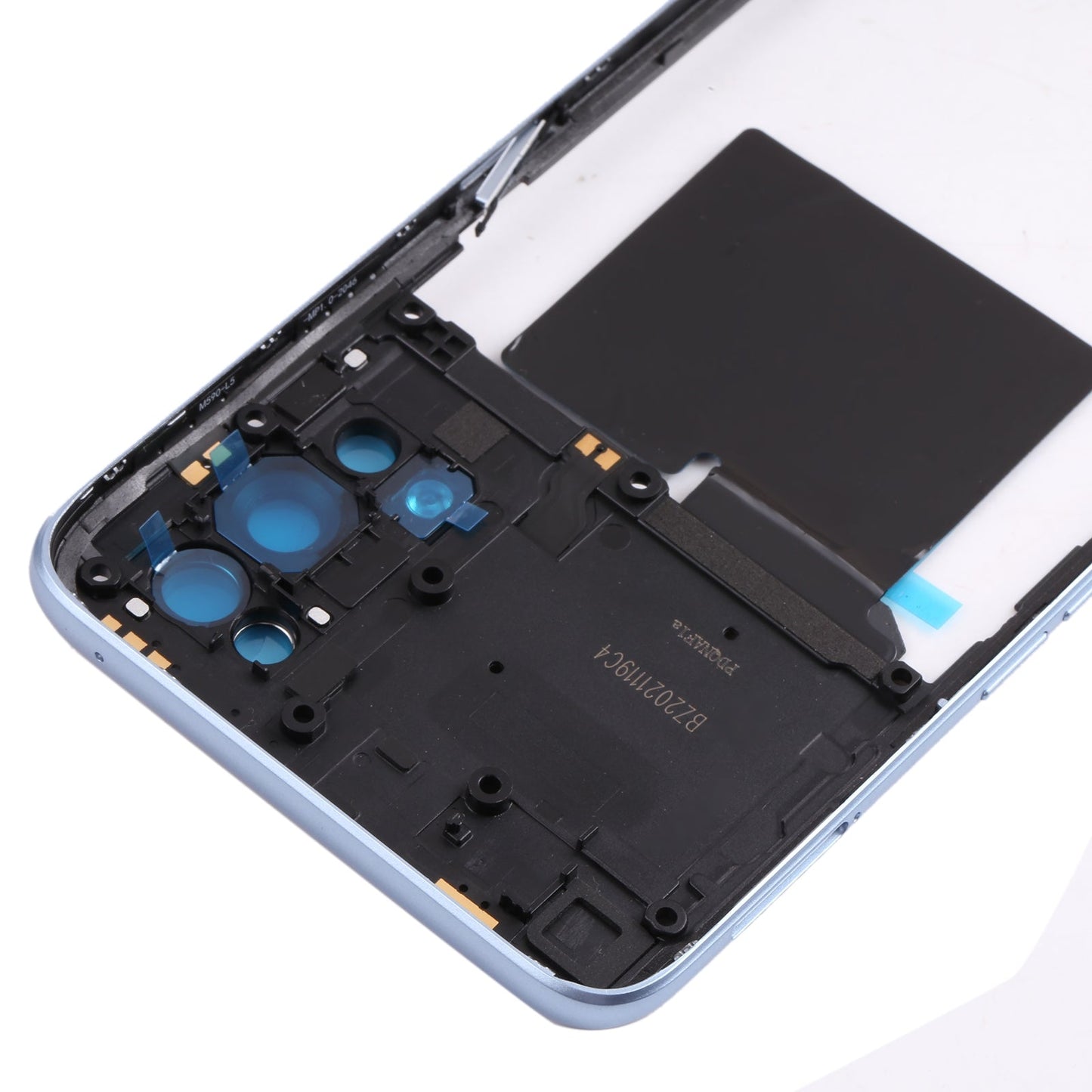 For OPPO Realme 7 Pro Middle Frame Bezel Plate (Silver)