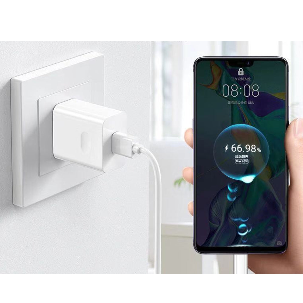 66W 6A USB Fast Charging Travel Charger, US Plug