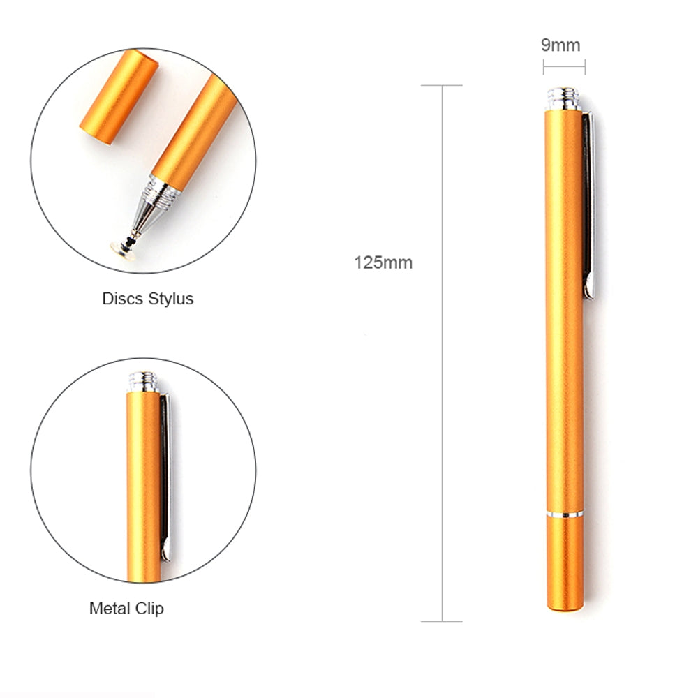 AT-21 Mobile Phone Touch Screen Capacitive Pen Drawing Pen(Gold)
