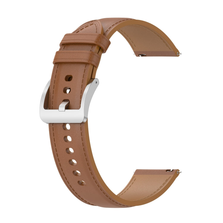 Calf Texture Sewing Thread Watchband, For Huami Amazfit GTR 3 / GTR 3 Pro, For Huami Amazfit GTR 2e / GTR 2