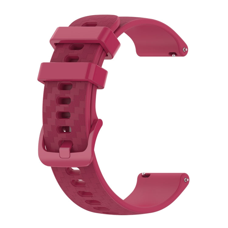 20mm Carbon Fiber Striped Silicone Strap, For Amazfit BIP, For Amazfit BIP Lite