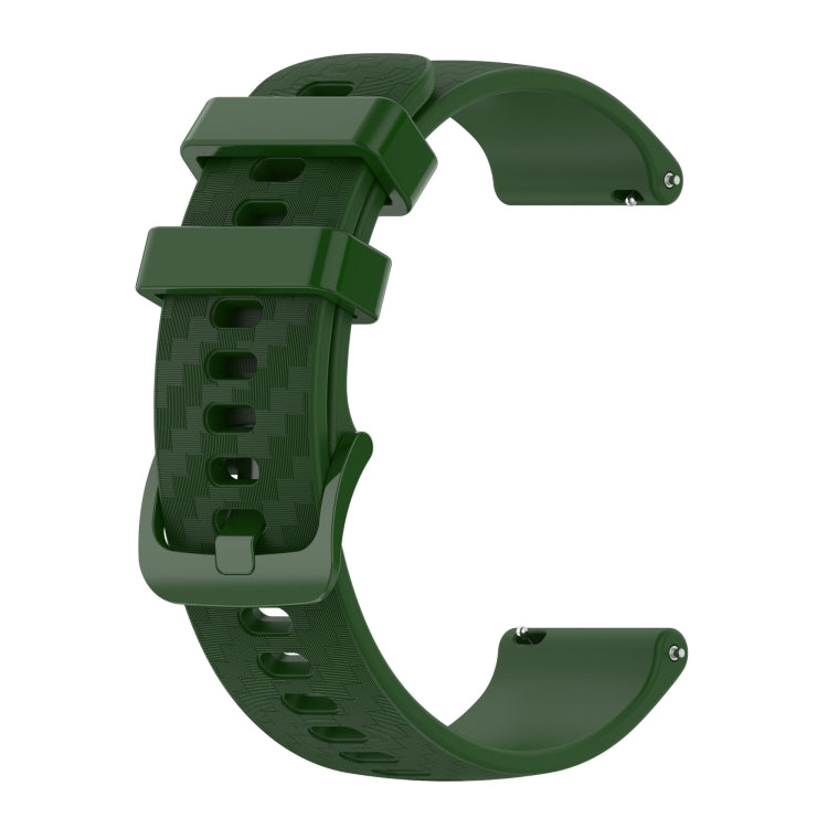 20mm Carbon Fiber Striped Silicone Strap, For Amazfit BIP, For Amazfit BIP Lite