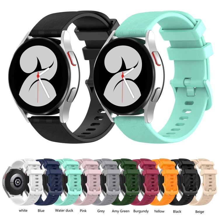 20mm Carbon Fiber Striped Silicone Strap, For Amazfit BIP, For Amazfit BIP Lite
