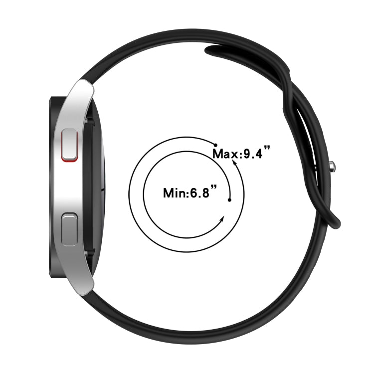 20mm Solid Color Silicone Watch Band, For Amazfit GTS 2 mini, For Amazfit GTS 2