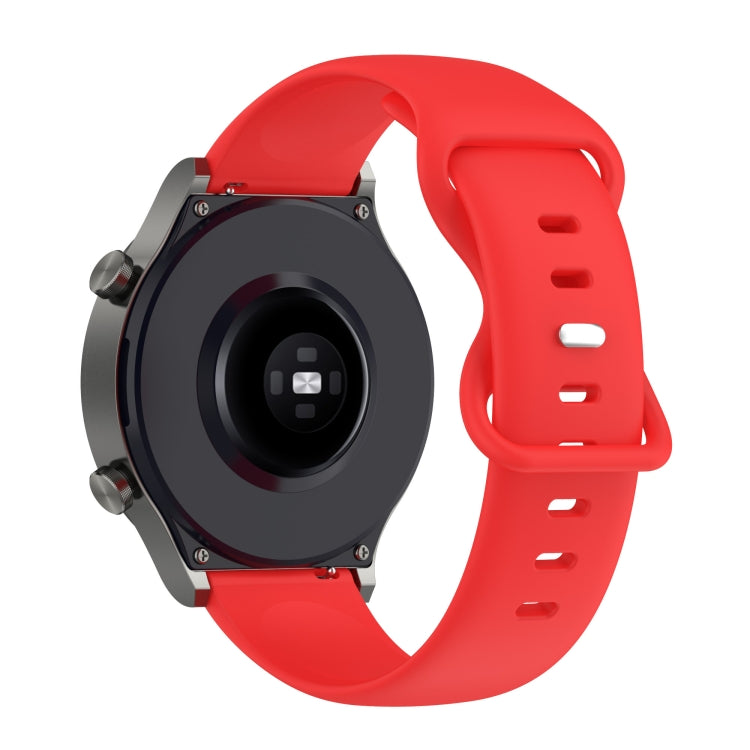 22mm Silicone Solid Color Watch Band, For Amazfit 3, For Amazfit GTR 47mm