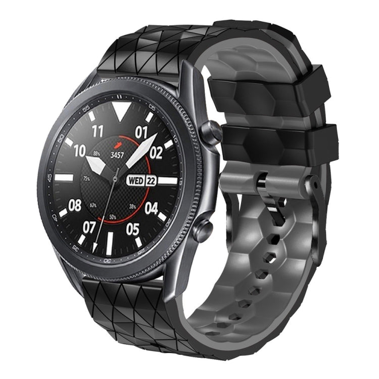 22mm Football Pattern Two-Color Silicone Strap, For Amazfit 2 Stratos, For Amazfit Z