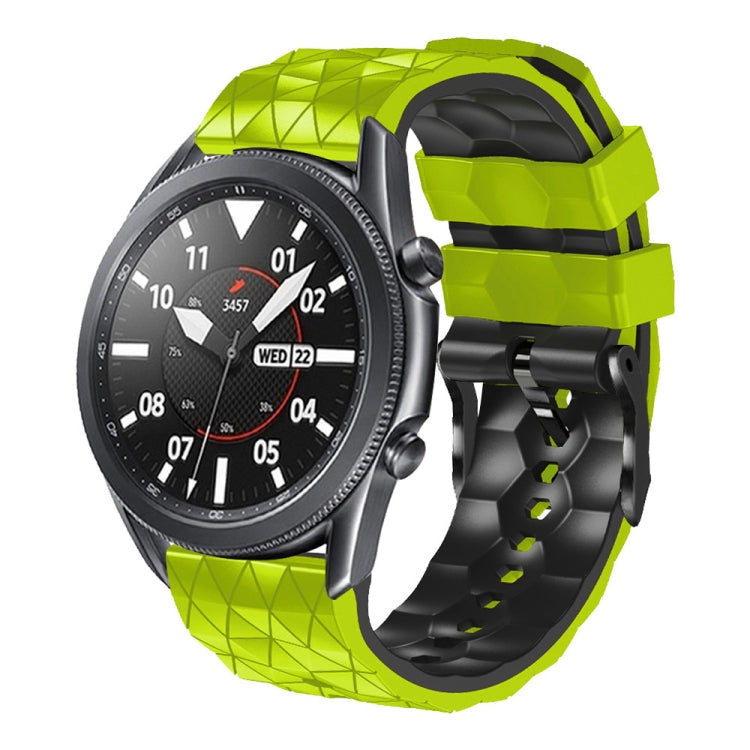 22mm Football Pattern Two-Color Silicone Strap, For Amazfit 2 Stratos, For Amazfit Z