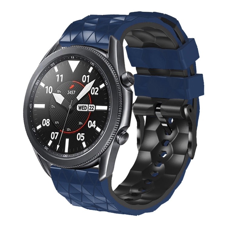 22mm Football Pattern Two-Color Silicone Strap, For Amazfit 2 Stratos, For Amazfit Z