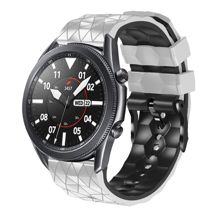 22mm Football Pattern Two-Color Silicone Strap, For Amazfit 2 Stratos, For Amazfit Z