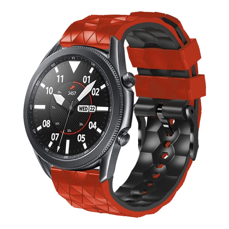 22mm Football Pattern Two-Color Silicone Strap, For Amazfit 2 Stratos, For Amazfit Z