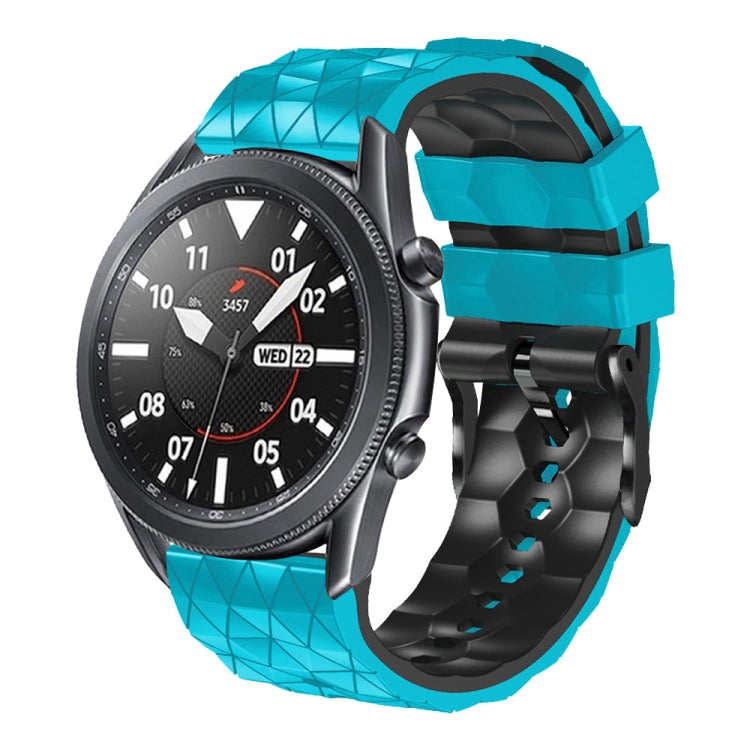 22mm Football Pattern Two-Color Silicone Strap, For Amazfit 2 Stratos, For Amazfit Z