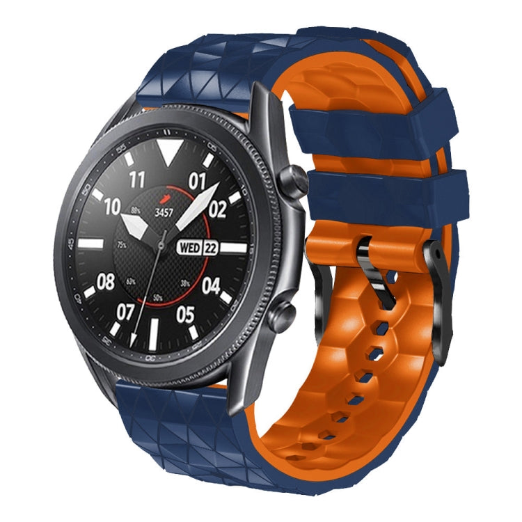 22mm Football Pattern Two-Color Silicone Strap, For Amazfit 2 Stratos, For Amazfit Z